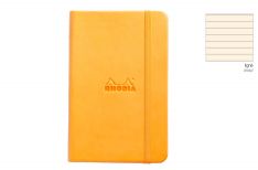 Rhodia Webnotebook Copertina rigida in similpelle - rigo - Orange Black Silver
