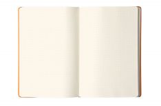 Rhodia Webnotebook - Puntinato - Orange Black Silver - Copertina rigida in similpelle