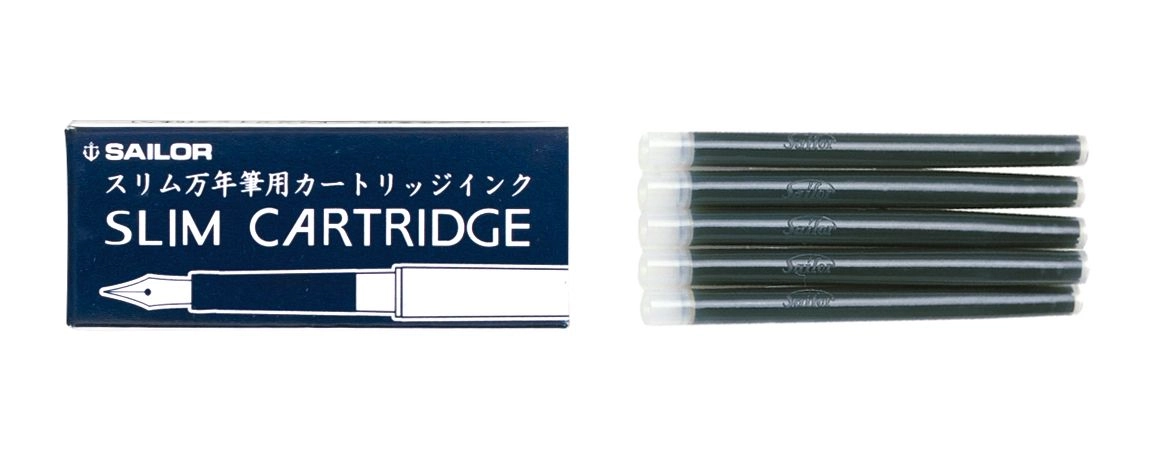 Sailor Chalana Ink Cartucce Slim per Chalana - Colore Blu