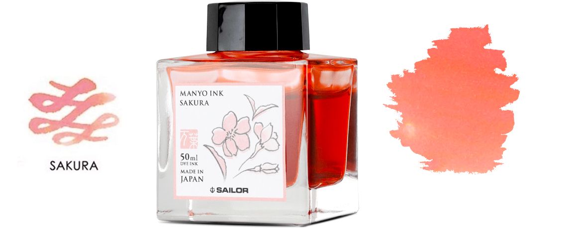 Sailor Manyo Ink - Sakura - Inchiostro stilografico