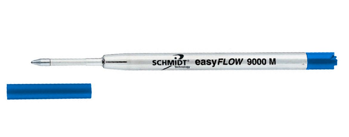 Schmidt easyFLOW 9000 - Refill per penna a sfera e roller - Blu