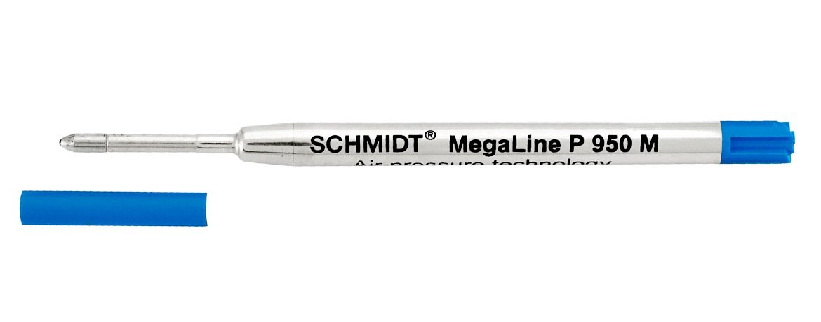 Schmidt MegaLine P 950 - Refill pressurizzato con azoto - Blu