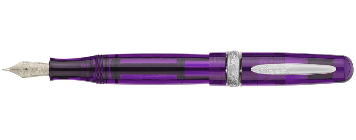 Stipula Etruria Rainbow Penna Stilografica a Pistone - Translucido Viola