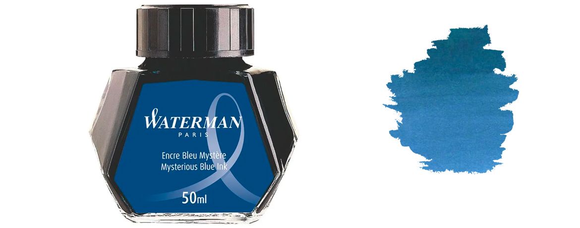 Waterman Inchiostro per stilografica - Flacone 50 ml - Mysterious Blu