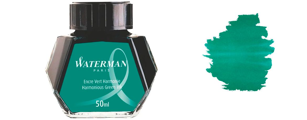 Waterman Inchiostro per stilografica - Flacone 50 ml - Harmonious Green