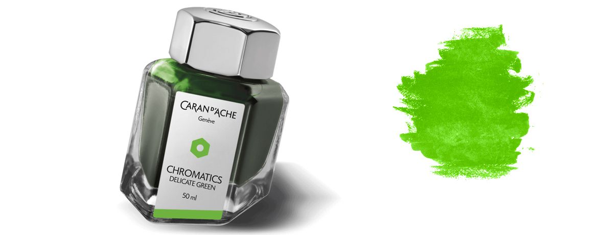 Caran d'Ache Delicate Green Chromatics Flacone 50 ml - inchiostro