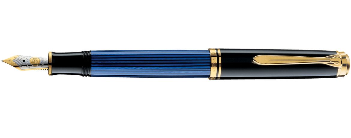 Pelikan Souverän M 600 Penna Stilografica - Blu Nero