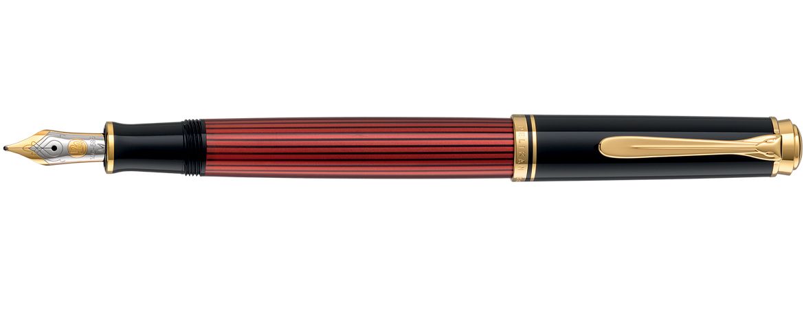 Pelikan Souverän M 600 Penna Stilografica - Rosso Nero