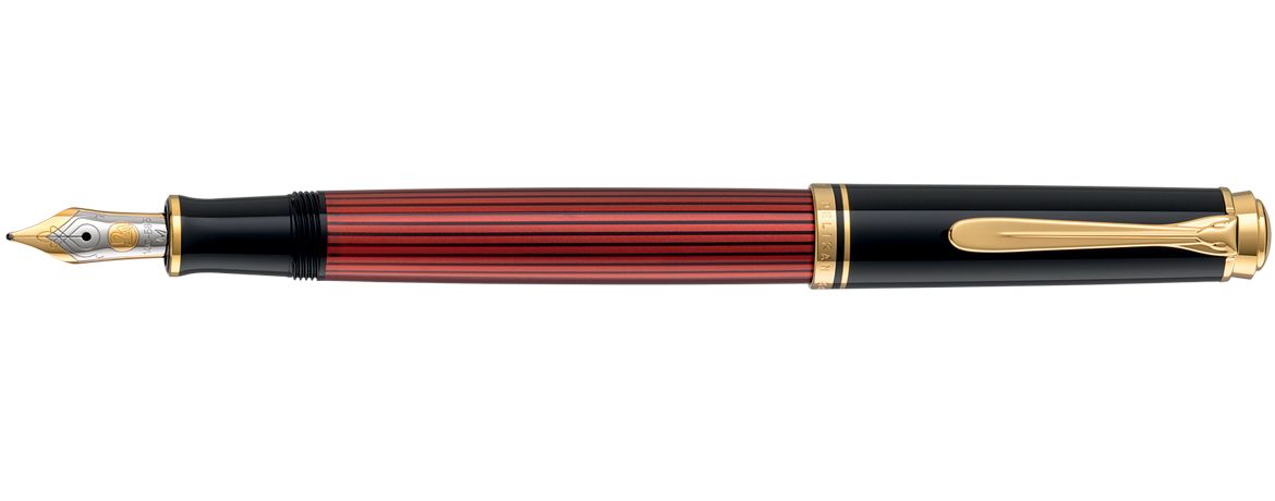 Pelikan Souverän M 400 Penna Stilografica - Rosso Nero