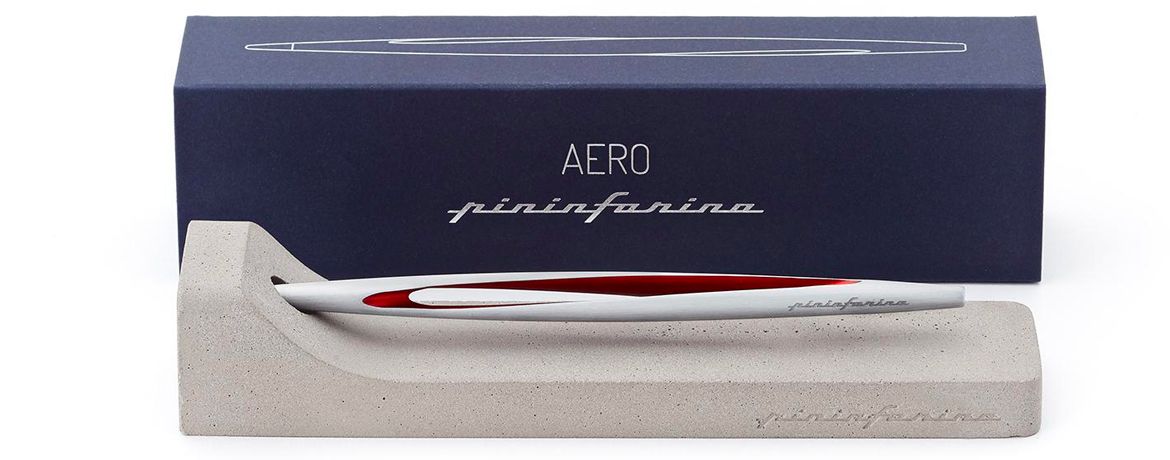 Pininfarina Aero - Strumento per Scrittura in Alluminio Aerospaziale - Rosso