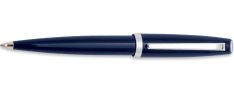 Aurora Style Resin Penna a Sfera in resina Blu - Finiture cromate