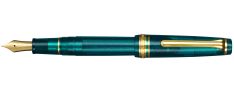 Sailor Professional Gear Slim 14k - Blue Green Nebula - Penna Stilografica Edizione Limitata