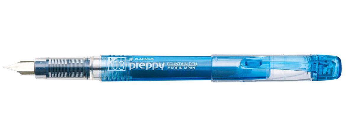 Platinum Preppy - Penna Stilografica - Pennino in Acciaio - Colore Blu-Nero