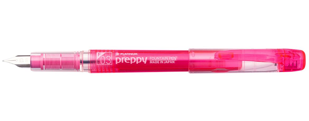 Platinum Preppy - Penna Stilografica - Pennino in Acciaio - Colore Rosa