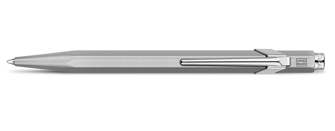 Caran d'Ache 849 Classic Line - Penna a Sfera in alluminio - Grigio
