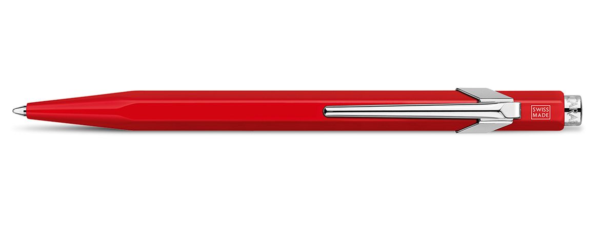Caran d'Ache 849 Classic Line - Penna a Sfera in alluminio - Rosso