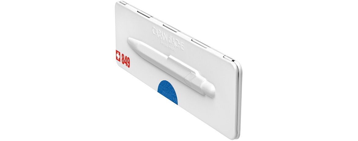 Caran d'Ache 849 Metal-X Line - Penna a Sfera in alluminio - Blu
