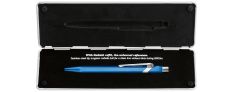Caran d'Ache 849 Metal-X Line - Penna a Sfera in alluminio - Blu