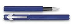Caran d'Ache 849 Classic Line - Penna Stilografica in alluminio - Blu
