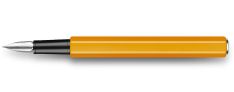 Caran d'Ache 849 Fluo Line - Penna Stilografica in alluminio - Arancione Fosforescente