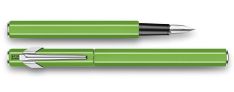 Caran d'Ache 849 Fluo Line - Penna Stilografica in alluminio - Verde Fosforescente