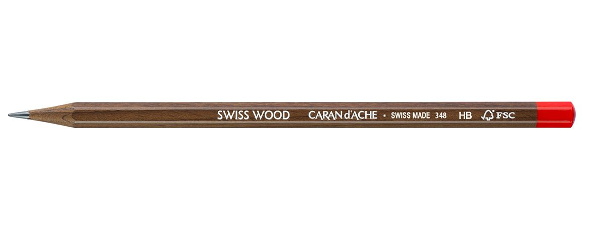 Caran d'Ache Swiss Wood - Matita in legno di faggio svizzero