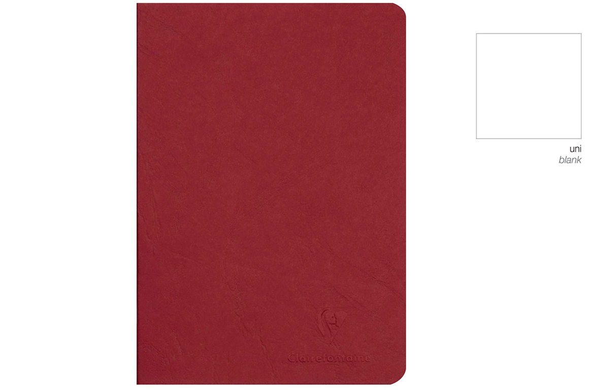 Clairefontaine Age Bag - Bianco - Quaderno Spillato - Rosso