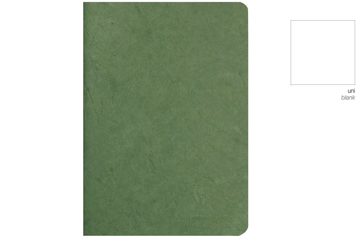 Clairefontaine Age Bag - Bianco - Quaderno Spillato - Verde