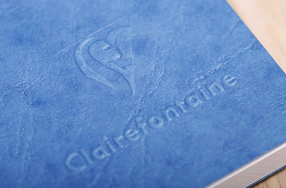 Clairefontaine Age Bag - Bianco - Quaderno Spillato - Blu