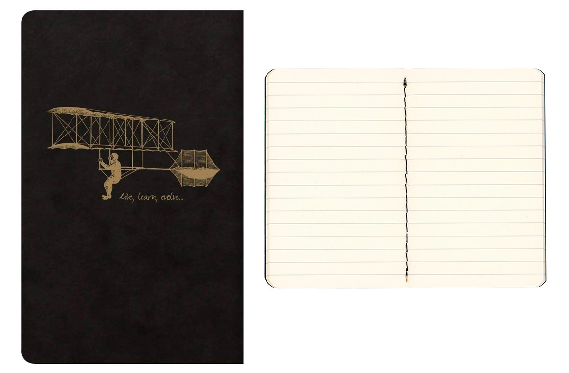 Clairefontaine Flying Spirit Quaderno Cucito 7,5 x 12 cm - Rigo - Nero