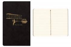 Clairefontaine Flying Spirit Quaderno Cucito 7,5 x 12 cm - Rigo - Nero