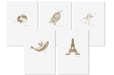 Clairefontaine Flying Spirit Quaderno 96 pagine Cucito - Rigo - Bianco