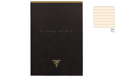 Clairefontaine Flying Spirit Blocco Appunti 140 pagine Tessuto in testa - Rigo - Nero