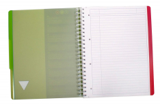 Clairefontaine Linicolor Evolutiv Book - Quaderno a spirale - Verde - A4+