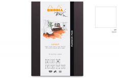 Rhodia Touch - Marker Pad Layout - Blocca collato - carta bianca extra liscia