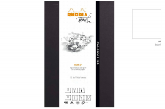 Rhodia Touch - White Maya Pad - Blocco punto metallico - carta bainca