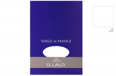 G. Lalo - Blocco Vergé de France - 50 fogli - 100g - Carta colore Extra Bianco