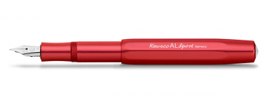 Kaweco AL Sport Penna Stilografica tascabile in alluminio - Deep Red