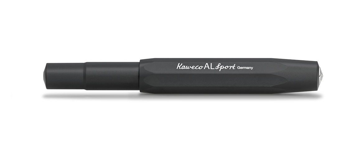 Kaweco AL Sport Penna Stilografica tascabile in alluminio - Nero