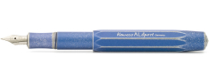 Kaweco AL Sport Penna Stilografica tascabile in alluminio - Stonewashed Blu