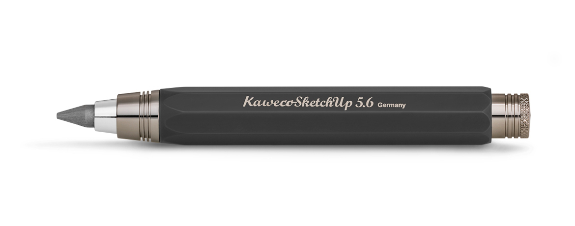 Kaweco Sketch Up Matita a Frizione - corpo in ottone - Mina 5,6 mm - Nero