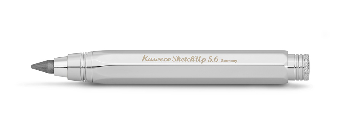 Kaweco Sketch Up Matita a Frizione - corpo in ottone - Mina 5,6 mm - Brillante