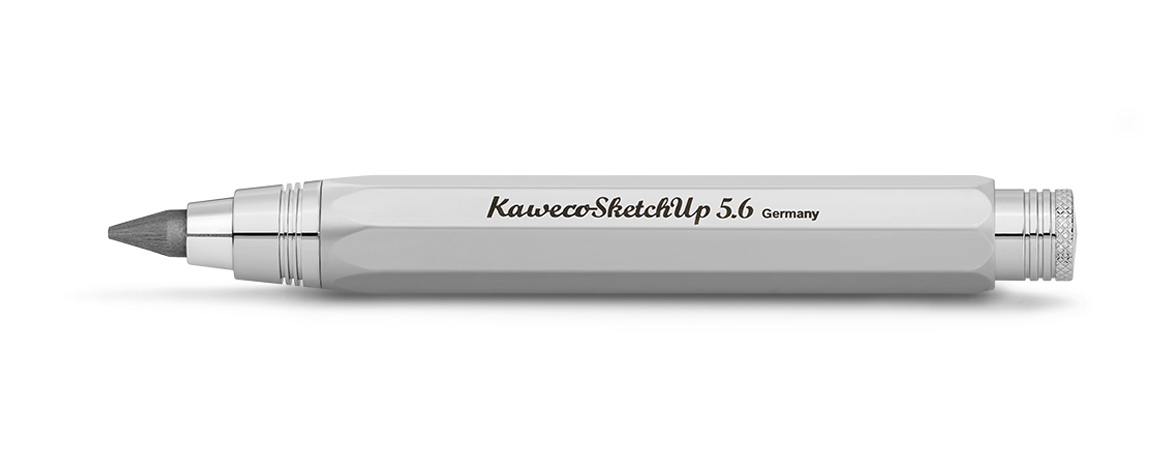 Kaweco Sketch Up Matita a Frizione - corpo in ottone - Mina 5,6 mm - Cromato Satinato
