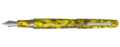 Montegrappa Elmo 01 Fantasy Blooms - Iris Yellow - Penna Stilografica
