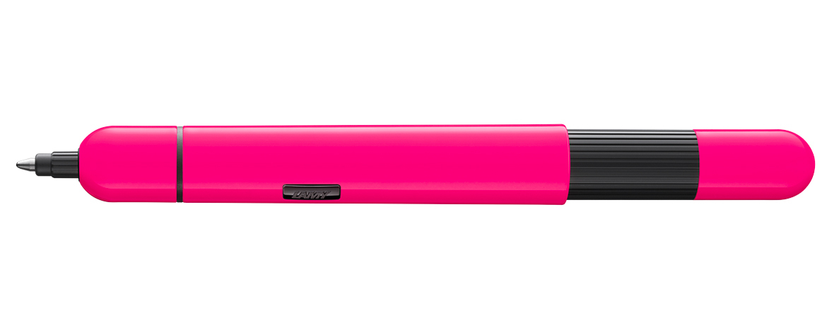 Lamy Pico - Penna a Sfera Tascabile in Metallo - Rosa Neon Lucido
