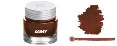 Lamy T 53 Crystal Ink - 30 ml - Boccetta di Inchiostro Stilografico - Topaz - Brown