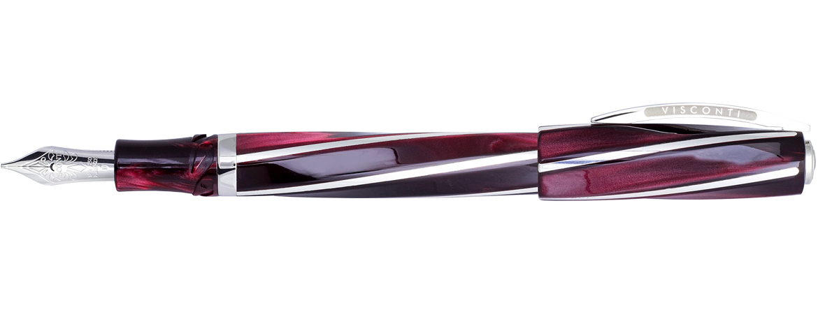 Visconti Divina Elegance - Penna Stilografica - Pennino Oro 18 k - Bordeaux