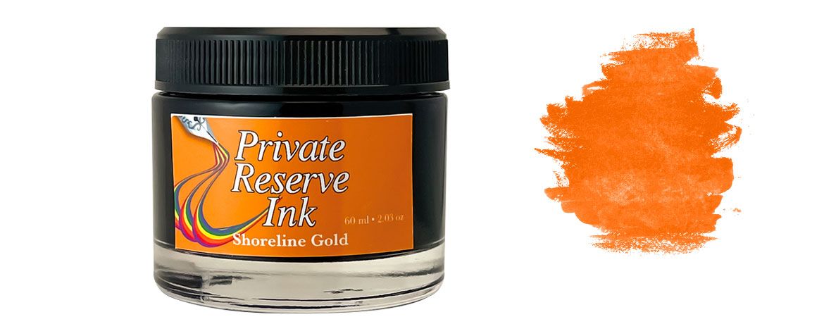 Private Reserve Ink - Flacone di Inchiostro Stilografico 60 ml - Shoreline Gold