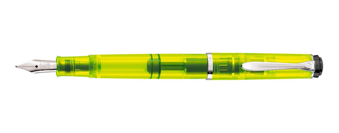 Pelikan Classic M 205 Duo Highlighter NEON Yellow Penna Stilografica