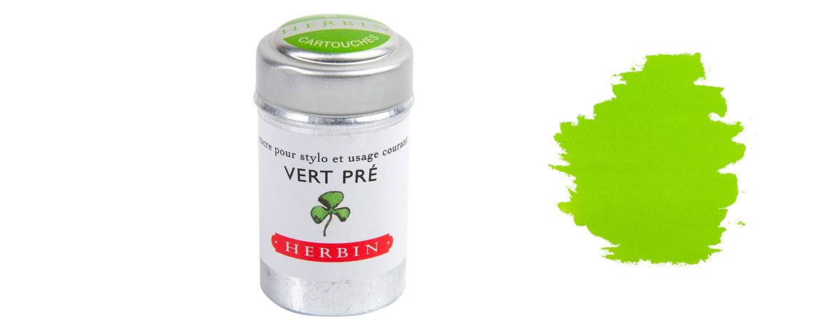 J.Herbin Cartuccia d'Inchiostro Vert Pré - Verde
